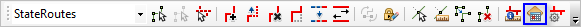 The Roads and Highways Editing toolbar