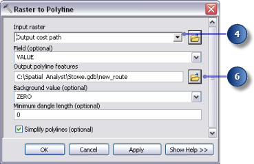 Raster To Polyline parameters