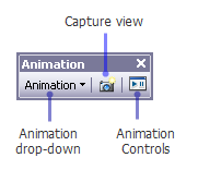 Animation, barre d'outils