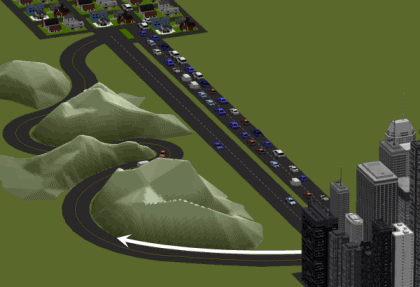 Itinéraire le plus rapide permettant d'éviter les retards dus au trafic Itinéraire le plus rapide permettant d'éviter les retards dus au trafic