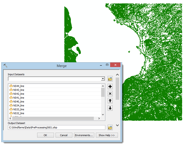 Merging contours Merging contours