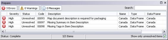 Prepare messages Prepare messages