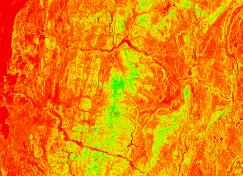 Transformed slope layer