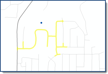 Diagram showing how trace lines can be used