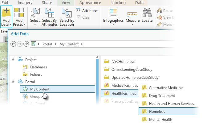 Access application layers