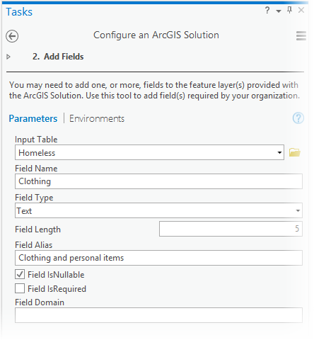 Adding fields to the application data layer