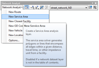 Create a New Service Area