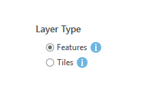 Publish features or map tiles