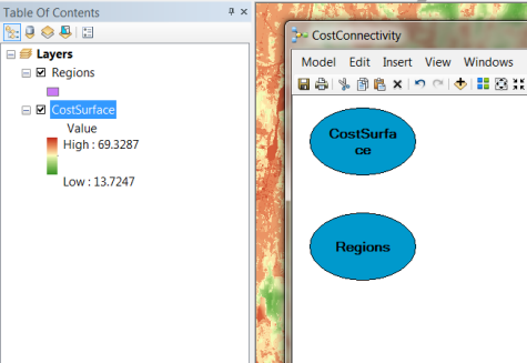 Adding CostSurface to the ModelBuilder model