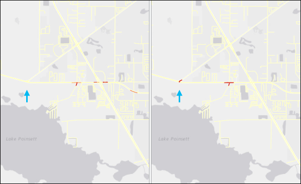 Comparing hot spot maps