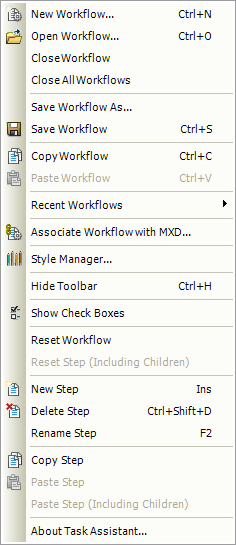 Task-Assistent-Kontextmenü für Designer
