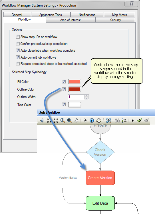 Workflow settings