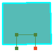 Umformung mit Endpunkten außerhalb des Polygons