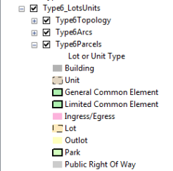 Staging-Feature-Class für Flurstückspolygone