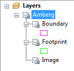 Beispiel für einen gesperrten Layer