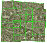 Abschließende Mosaik-Dataset-Footprints