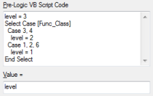 Festlegen von Hierarchieebenen mit einem Prelogic-VBScript