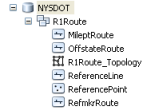 Topologie der Route-Feature-Classes mit lagegleicher Feature-Geometrie