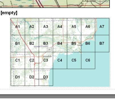 Locator-Karte mit Index-Layer und Grundkarte