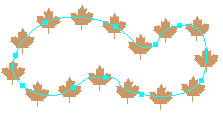 Markerplatzierungs-Style "Entlang der Umrisslinie"