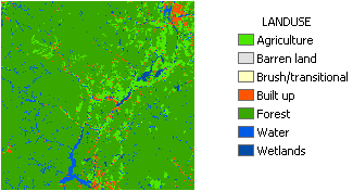 Landnutzungs-Raster als Eingabe