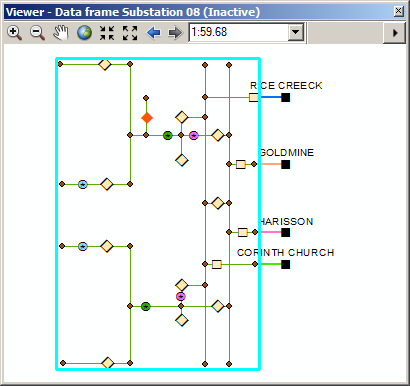 Substation 08 with selected container