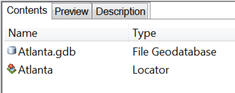 Zu Workspace hinzugefügter Locator