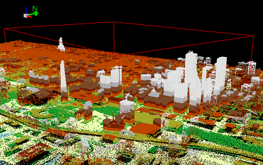 LIDAR-Interessenbereich mit voller Auflösung