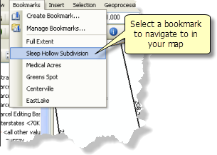 Navigation mit Lesezeichen