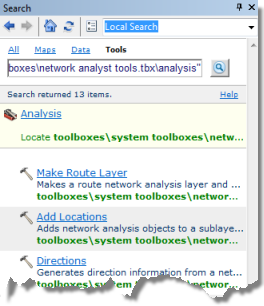 Das Toolset "Analyse"