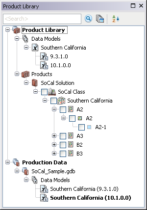 Product Library window