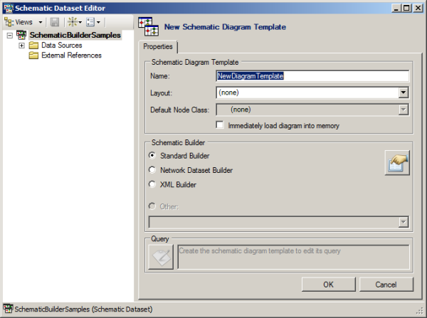 Schematic Dataset Editor Properties tab