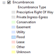 Der Layer "Encumbrances"