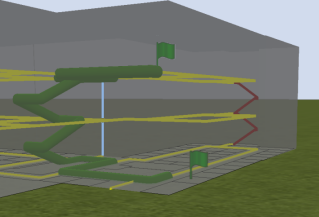 Eine 3D-Routenanalyse