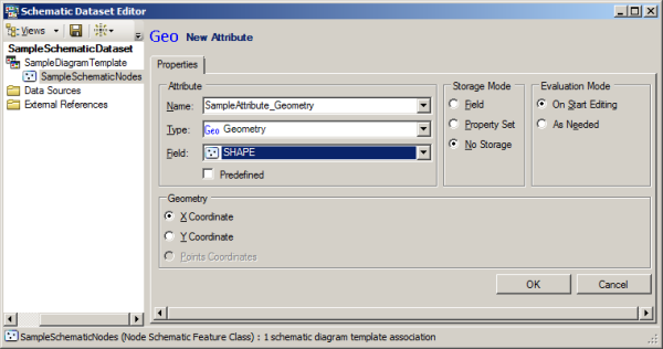 Sample Geometry attribute - Selecting the geometry field