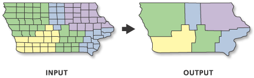 Zusammenführen nach Vertriebsregionen – Beispiel