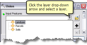 Mehrwertiges Steuerelement: Dropdown-Liste des Layers