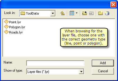 Unterstützter Geometrietyp