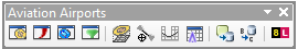 Aviation Airports toolbar