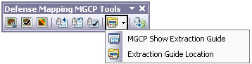 Defense Mapping MGCP Tools toolbar