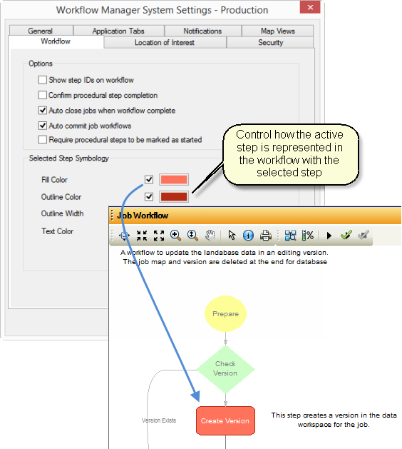 Workflow settings