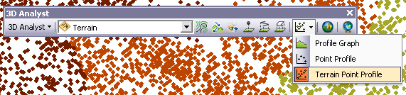 Werkzeug "Terrain-Punktprofil" Werkzeug "Terrain-Punktprofil"