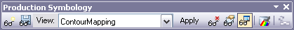 The Production Symbology toolbar The Production Symbology toolbar