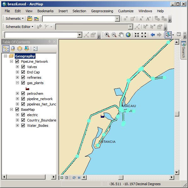 Selection set the Brazil MXD file Selection set the Brazil MXD file