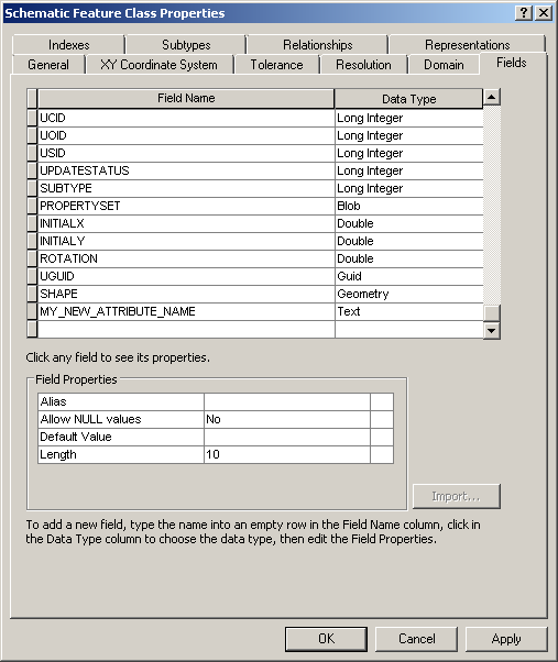 Configuring the Field Properties section parameters - sample Configuring the Field Properties section parameters - sample