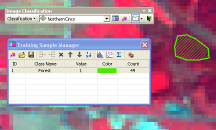 Abbildung: Trainingsgebiet Abbildung: Trainingsgebiet