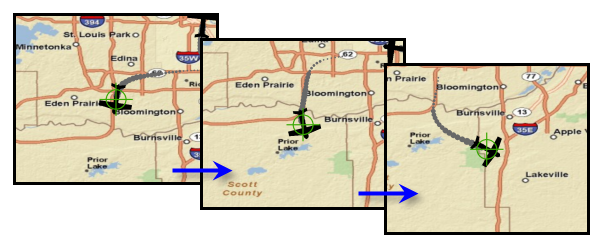 Modus "Spur folgen" Modus "Spur folgen"