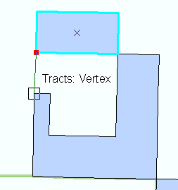 Fangen am Stützpunkt eines Polygon-Layers