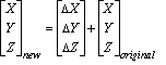 Darstellung einer Gleichung mit drei Parametern