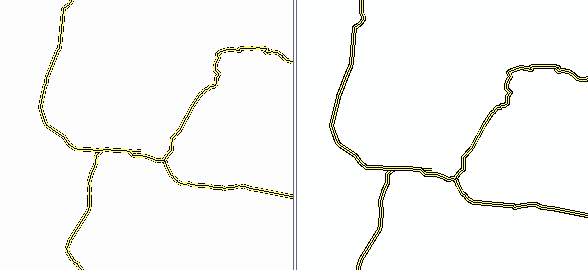 Linien-Aliasing in ArcMap und im Karten-Service